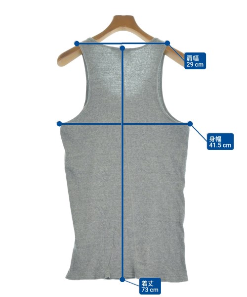 UNUSED（アンユーズド）タンクトップ グレー サイズ:3(L位) メンズ/2200626152062