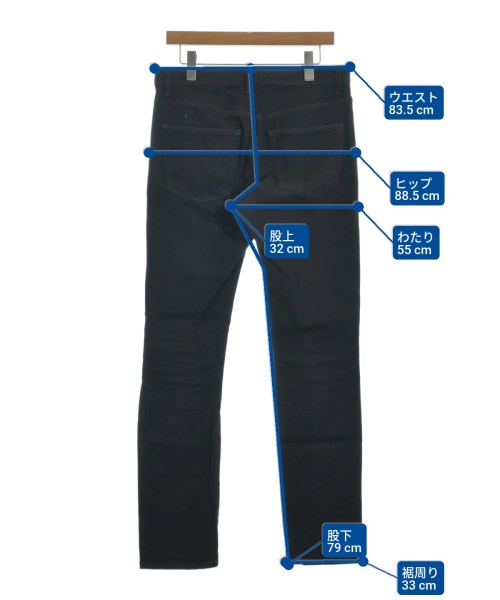 UNUSED（アンユーズド）デニムパンツ 黒 サイズ:3(L位) メンズ/2200626152185