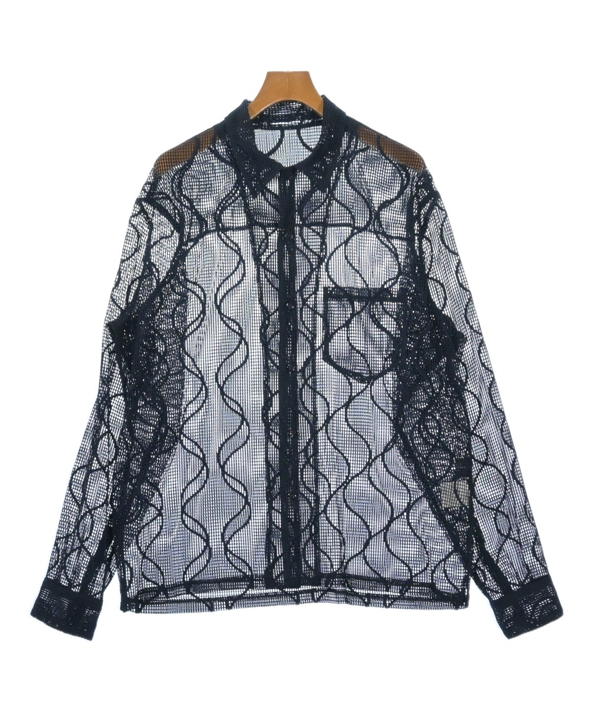 UNUSED（アンユーズド）カジュアルシャツ 紺 サイズ:2(M位) メンズ