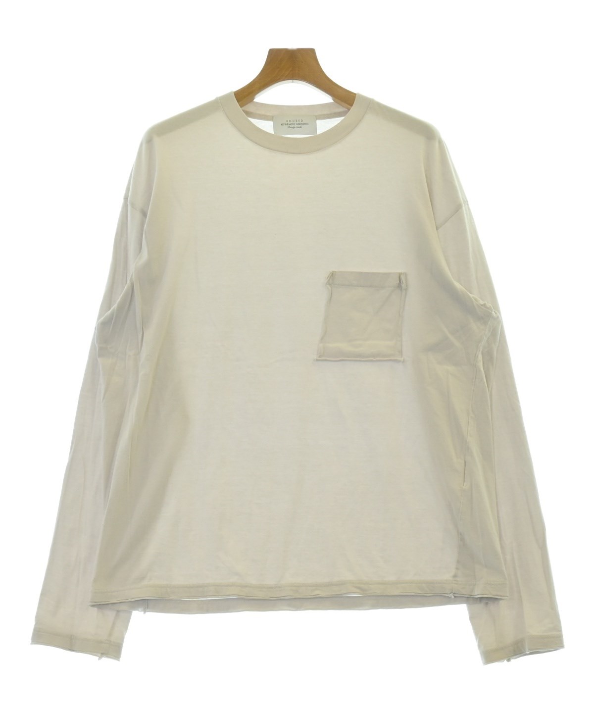 UNUSED（アンユーズド）Tシャツ・カットソー ベージュ サイズ:4(XL位