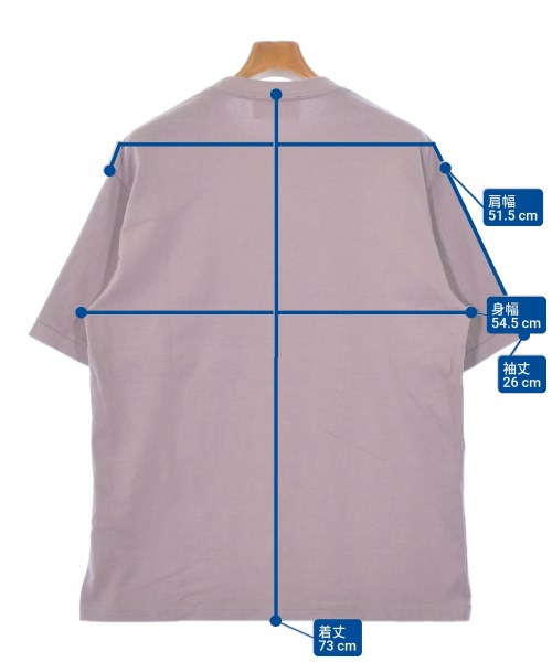 UNUSED（アンユーズド）Tシャツ・カットソー 紫 サイズ:3(L位) メンズ/2200673082084