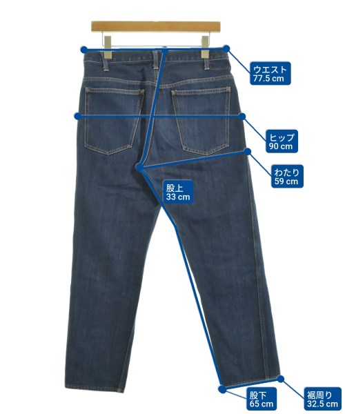 UNUSED（アンユーズド）デニムパンツ 紺 サイズ:2(M位) メンズ/2200669245073