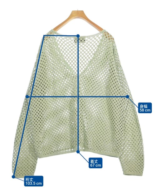 UNUSED（アンユーズド）カーディガン 緑 サイズ:3(L位) メンズ/2200669845211