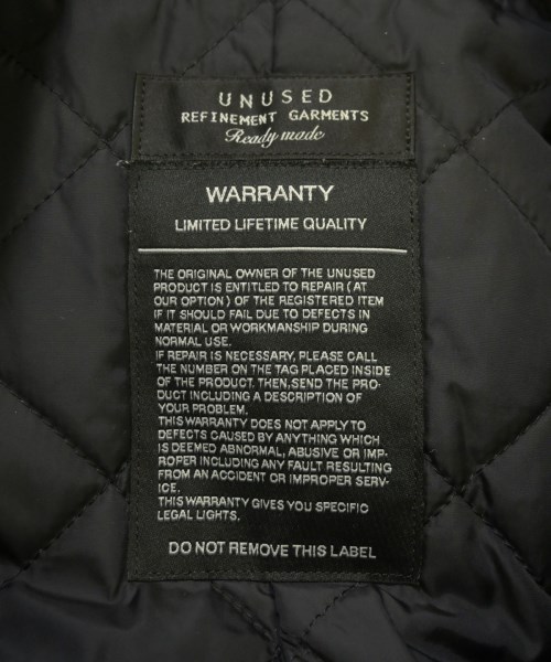 UNUSED（アンユーズド）ライダース 黒 サイズ:2(M位) メンズ/2200674737013