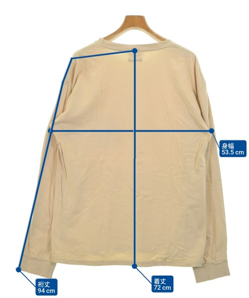 UNUSED（アンユーズド）Tシャツ・カットソー ベージュ サイズ:1(S位) メンズ/2200678621097