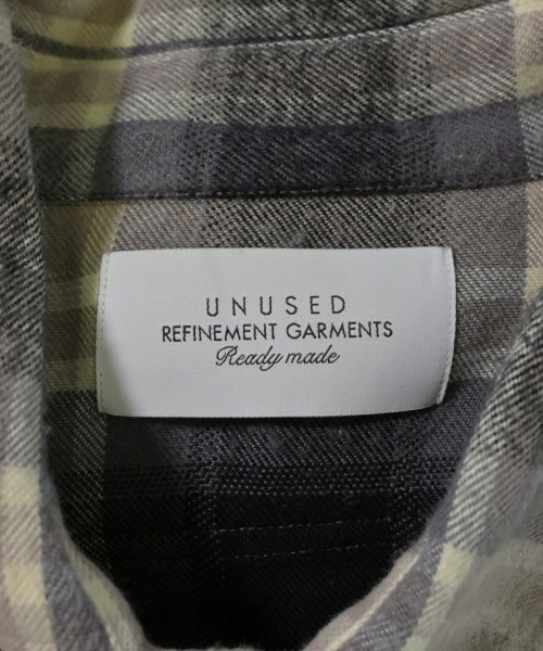 UNUSED（アンユーズド）カジュアルシャツ グレー サイズ:3(L位) メンズ/2200677051093