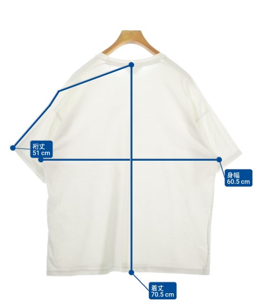 UNUSED（アンユーズド）Tシャツ・カットソー 白 サイズ:2(M位) メンズ/2200681325135