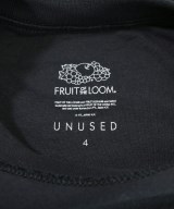 UNUSED（アンユーズド）Tシャツ・カットソー 黒 サイズ:4(XL位) メンズ/2200693612063