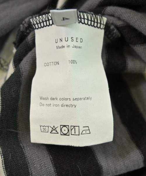 UNUSED（アンユーズド）Tシャツ・カットソー グレー サイズ:4(XL位) メンズ/2200699640060