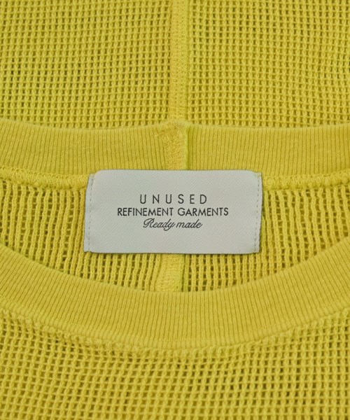 UNUSED（アンユーズド）Tシャツ・カットソー 黄 サイズ:3(L位) メンズ/2200650412088