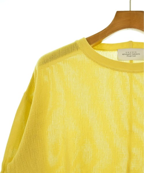 UNUSED（アンユーズド）Tシャツ・カットソー 黄 サイズ:3(L位) メンズ/2200650412088