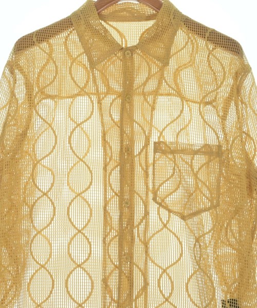 UNUSED（アンユーズド）カジュアルシャツ 黄 サイズ:1(S位) メンズ/2200650412095