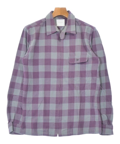 UNUSED(アンユーズド)カジュアルシャツ 紫 サイズ:2(M位)/2200654003060