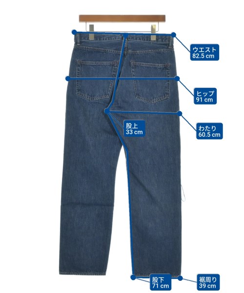 UNUSED（アンユーズド）デニムパンツ 紺 サイズ:2(M位) メンズ/2200659036117