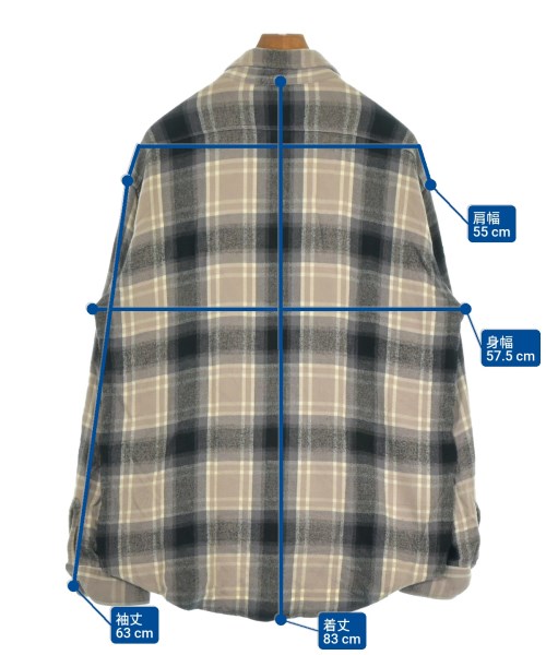 UNUSED（アンユーズド）カジュアルシャツ ベージュ サイズ:3(L位) メンズ/2200659087010