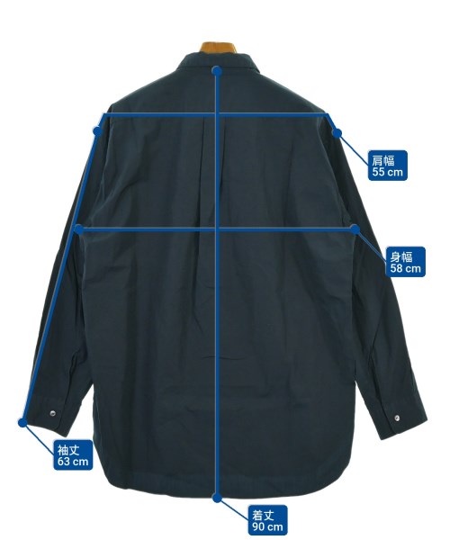 UNUSED（アンユーズド）カジュアルシャツ 紺 サイズ:3(L位) メンズ/2200660424071