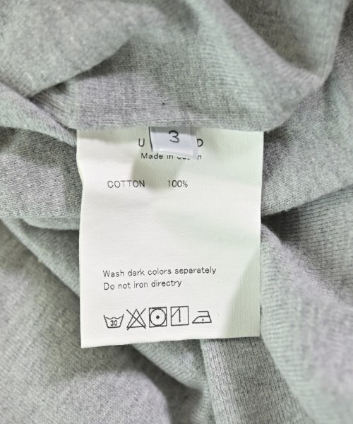 UNUSED（アンユーズド）Tシャツ・カットソー グレー サイズ:3(L位) メンズ/2200714864044