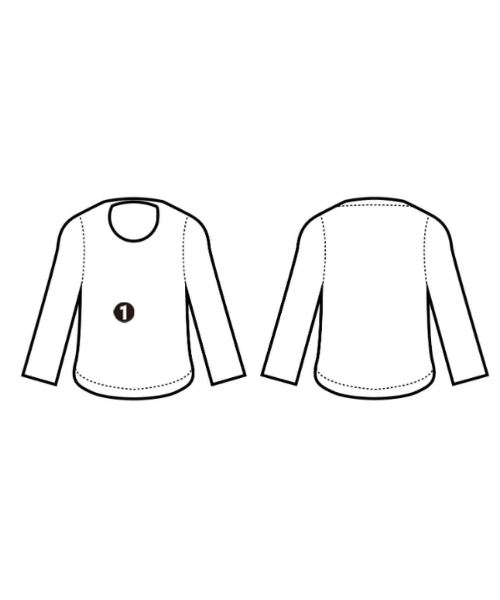 UNUSED（アンユーズド）Tシャツ・カットソー グレー サイズ:1(S位) メンズ/2200715392034