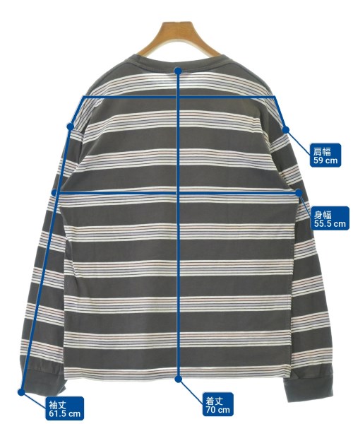 UNUSED（アンユーズド）Tシャツ・カットソー グレー サイズ:1(S位) メンズ/2200715392034