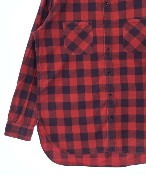 UNUSED（アンユーズド）カジュアルシャツ 赤 サイズ:3(L位) メンズ/2200632867103
