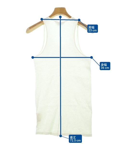 UNUSED（アンユーズド）タンクトップ 白 サイズ:2(M位) メンズ/2200632867127