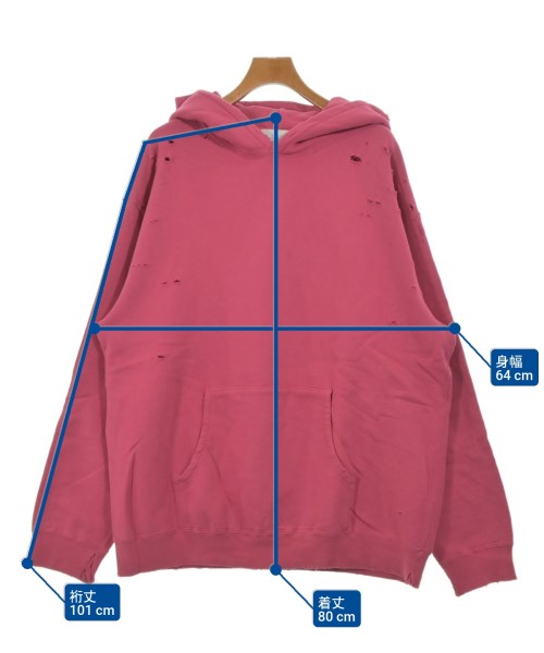 UNUSED（アンユーズド）パーカー ピンク サイズ:4(XL位) メンズ/2200635247131