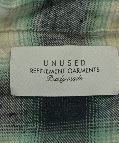 UNUSED（アンユーズド）カジュアルシャツ 緑 サイズ:3(L位) メンズ/2200645318081