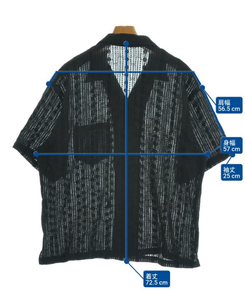 UNUSED（アンユーズド）カジュアルシャツ 黒 サイズ:3(L位) メンズ/2200637902045