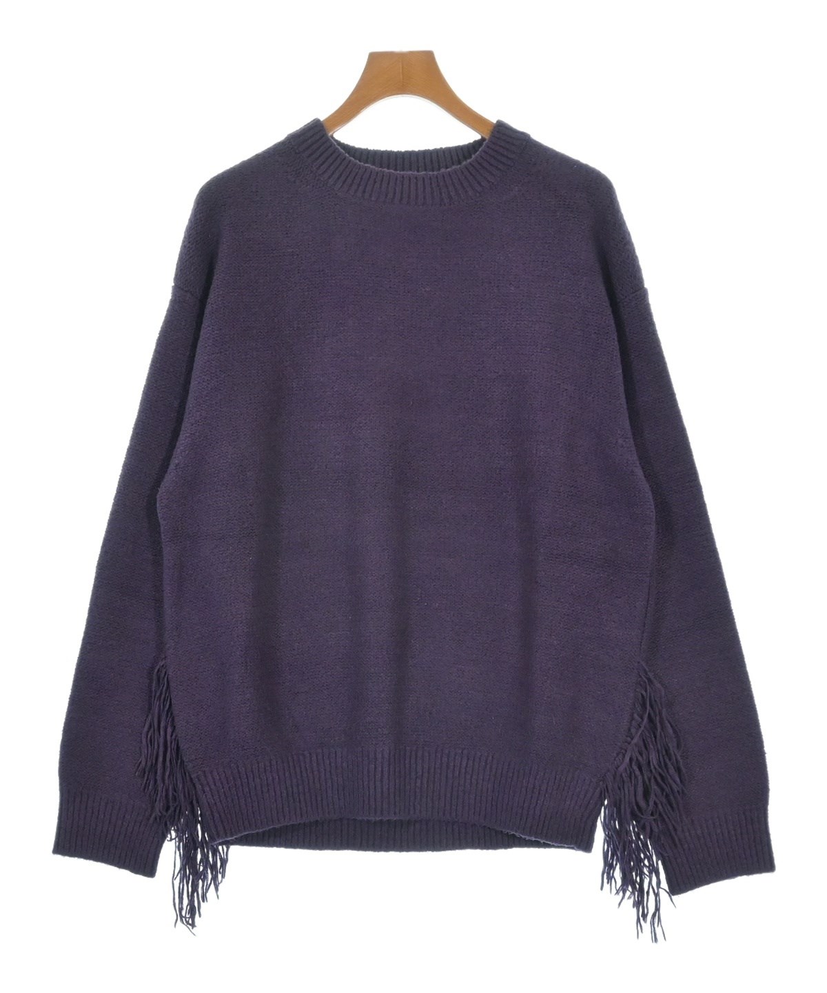 お値下げしました！最終価格 新品タグ付き　センソユニコ i＋mu セーター UNUSED（アンユーズド）ニット・セーター 紫 サイズ:3(L位) メンズ
