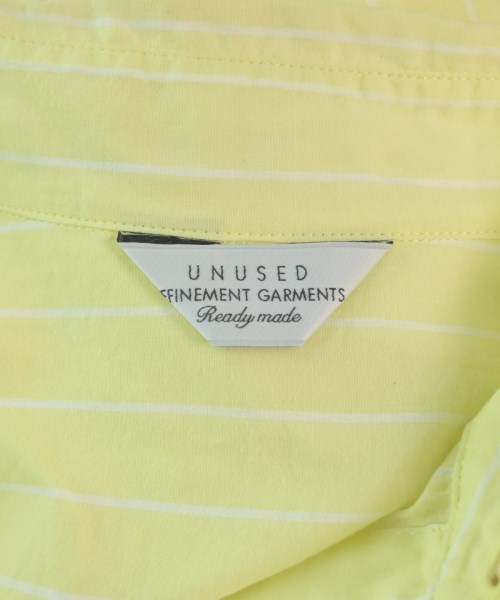 UNUSED（アンユーズド）カジュアルシャツ 黄 サイズ:2(M位) メンズ/2200643724174