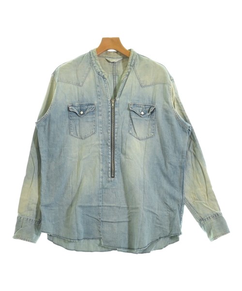 UNUSED(アンユーズド)カジュアルシャツ 青 サイズ:2(M位)/2200650104167