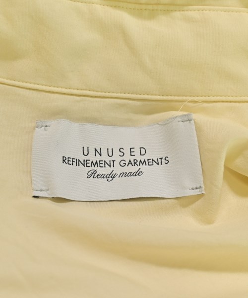 UNUSED（アンユーズド）カジュアルシャツ 黄 サイズ:3(L位) メンズ/2200641426087