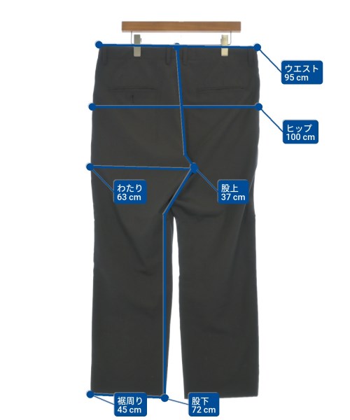 UNUSED（アンユーズド）スラックス 茶 サイズ:3(L位) メンズ/2200653341118