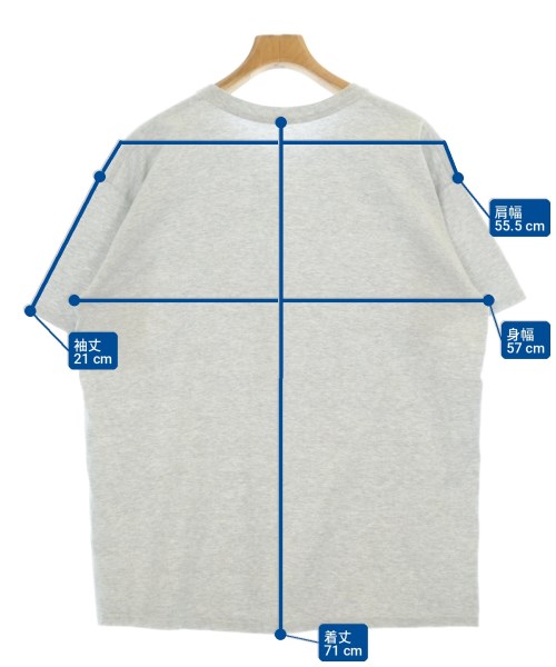 UNUSED（アンユーズド）Tシャツ・カットソー グレー サイズ:4(XL位) メンズ/2200705165013