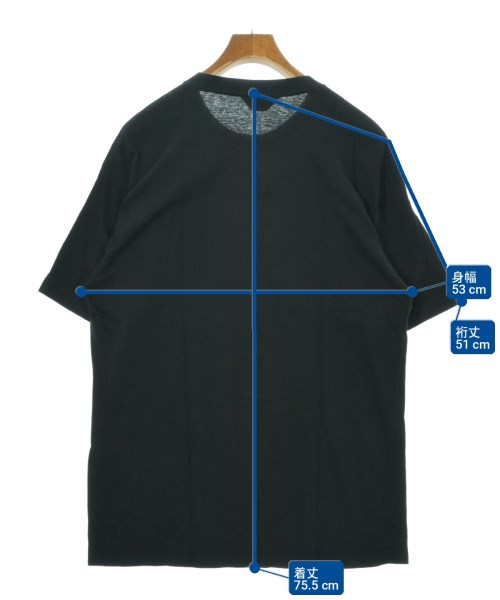 UNUSED（アンユーズド）Tシャツ・カットソー 黒 サイズ:3(L位) メンズ/2200705818094