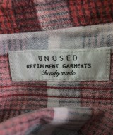 UNUSED（アンユーズド）カジュアルシャツ 赤 サイズ:2(M位) メンズ/2200663345052