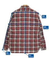 UNUSED（アンユーズド）カジュアルシャツ 赤 サイズ:2(M位) メンズ/2200663345052