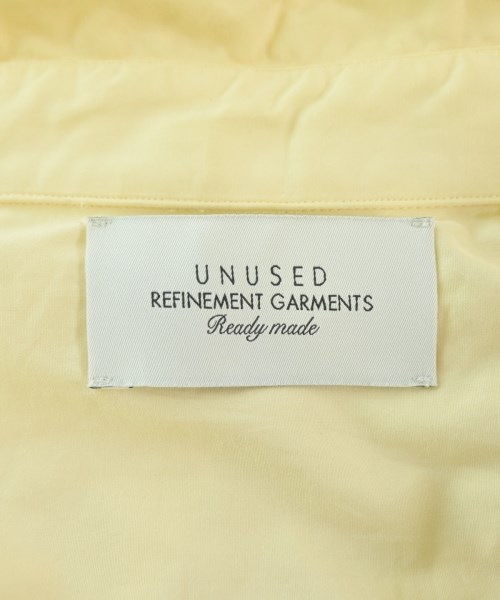UNUSED（アンユーズド）カジュアルシャツ 黄 サイズ:3(L位) メンズ/2200663015092