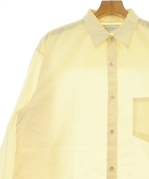 UNUSED（アンユーズド）カジュアルシャツ 黄 サイズ:3(L位) メンズ/2200663015092