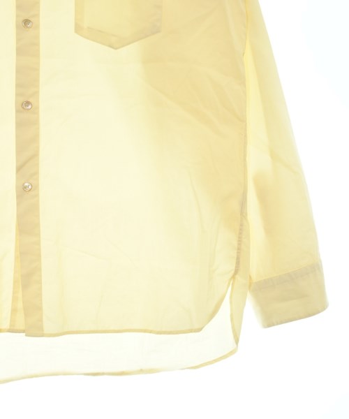 UNUSED（アンユーズド）カジュアルシャツ 黄 サイズ:3(L位) メンズ/2200663015092