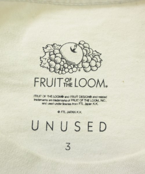UNUSED（アンユーズド）Tシャツ・カットソー 白 サイズ:3(L位) メンズ/2200667243033
