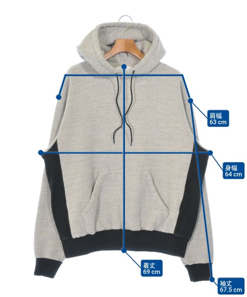 UNUSED（アンユーズド）パーカー グレー サイズ:3(L位) メンズ/2200670762026