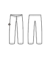 UNUSED（アンユーズド）スラックス 黒 サイズ:1(S位) メンズ/2200671568115