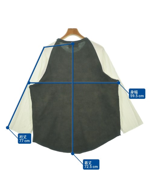 UNUSED（アンユーズド）Tシャツ・カットソー グレー サイズ:3(L位) メンズ/2200671555054