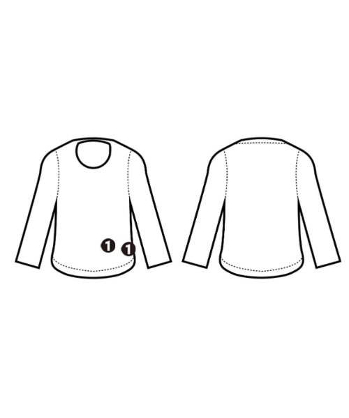 UNUSED（アンユーズド）Tシャツ・カットソー グレー サイズ:3(L位) メンズ/2200731117055