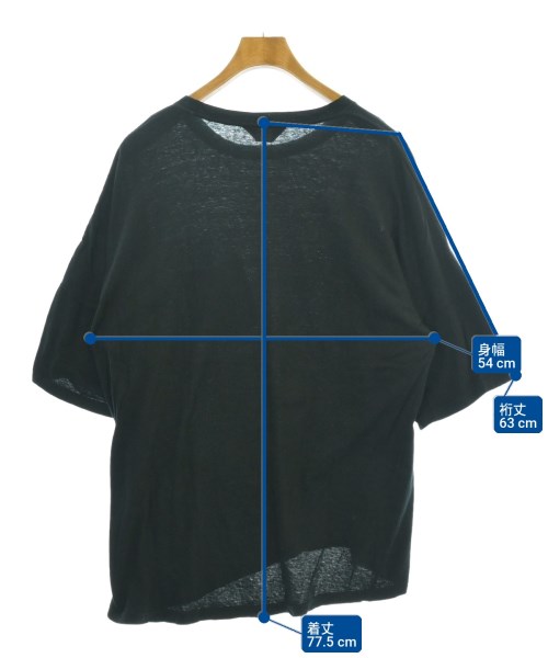 UNUSED（アンユーズド）Tシャツ・カットソー 黒 サイズ:2(M位) メンズ/2200732184025