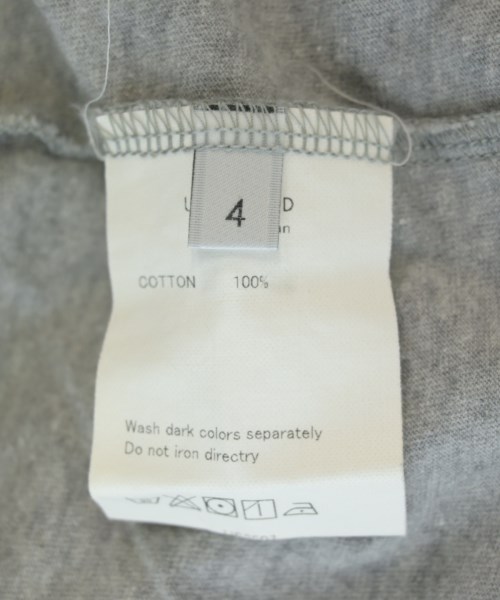 UNUSED（アンユーズド）Tシャツ・カットソー グレー サイズ:4(XL位) メンズ/2200721390024