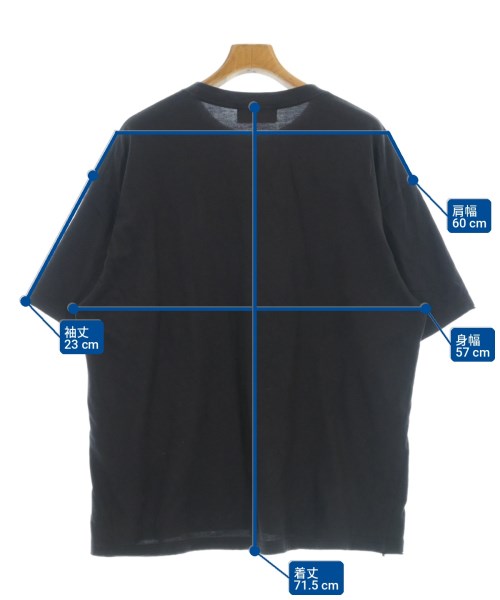 UNUSED（アンユーズド）Tシャツ・カットソー 黒 サイズ:4(XL位) メンズ/2200721390031