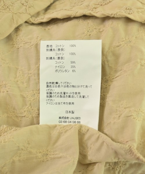 UNUSED（アンユーズド）その他 ベージュ サイズ:3(L位) メンズ/2200722289037