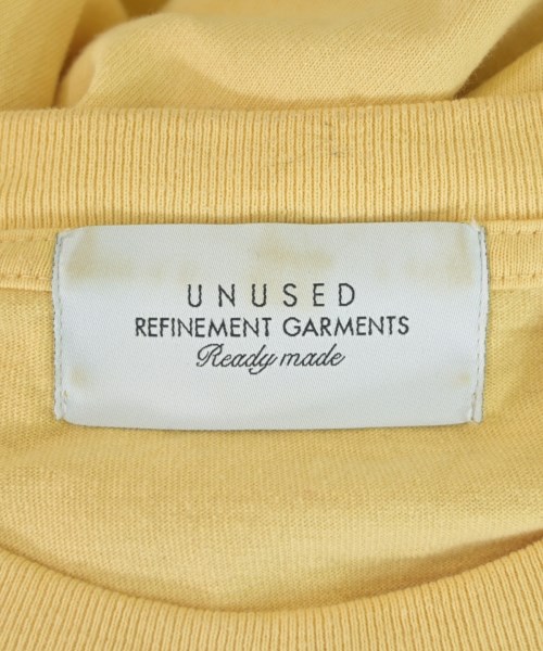 UNUSED（アンユーズド）Tシャツ・カットソー 黄 サイズ:3(L位) メンズ/2200688147044